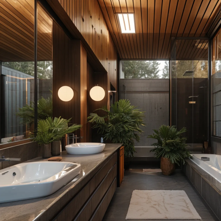 AIDVN_Interior_Mid-Century Modern style (Multi-room)