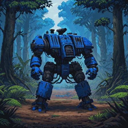 Space Marine Dreadnought - Warhammer 40,000 (SDXL)
