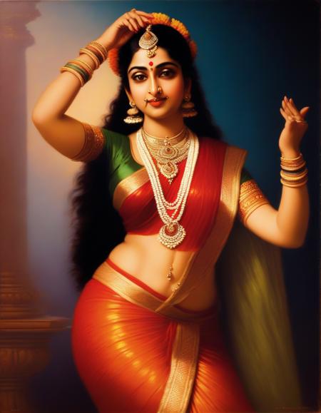Raja Ravi Varma - Indian Artist Style (SDXL)