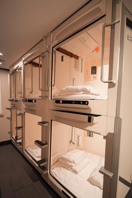カプセルホテル Capsule hotel SD15