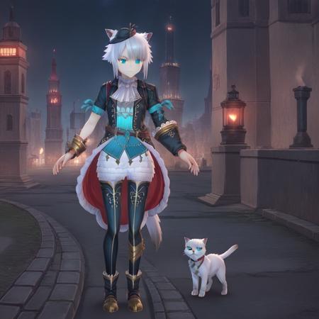 White Cat Ys 9 Monstrum Nox In-game Model版本v1.0 (ID: 660331)