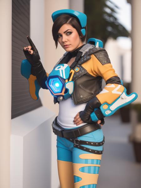 Awesome Overwatch TRACER Punk clothes