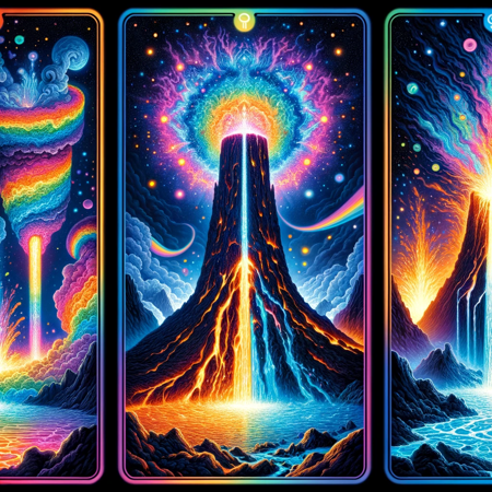 Blacklight Tarot Deck