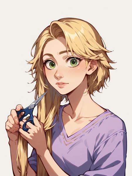 Haircutting & Holding Scissors/Knife/ect