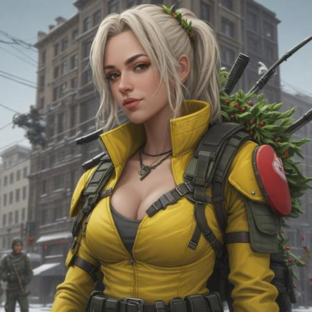 Mistletoe Mercenaries - sliders - yellow team image contest helper