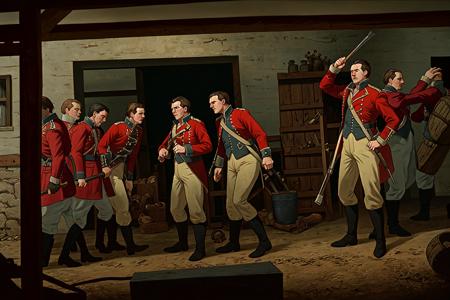 Napoleonic Era Battle Painting
