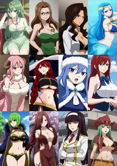 Fairy Tail Girlpack LoRA版本0.4 (ID: 151360)
