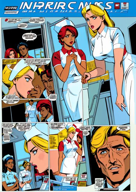 Nurse Comic Generator (EXTREMELY SILLY LoRA EXPERIMENT)