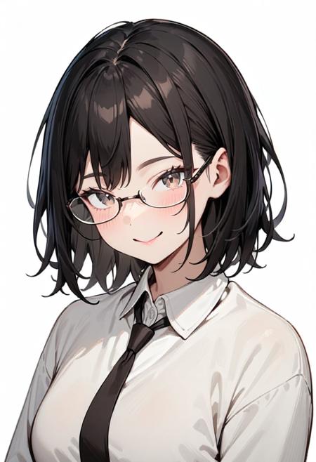 under-rim metal frame glasses SDXL