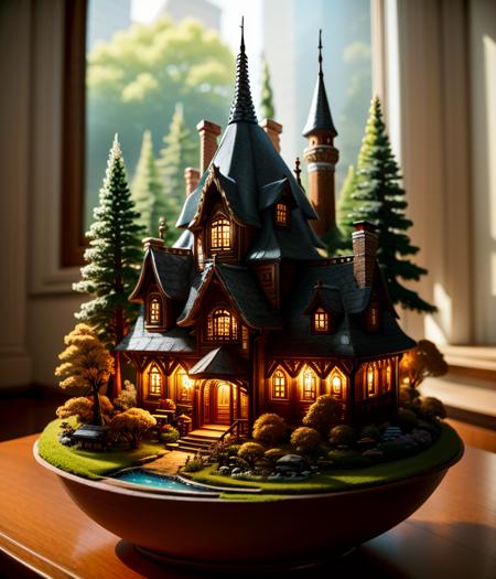 Mini doll house