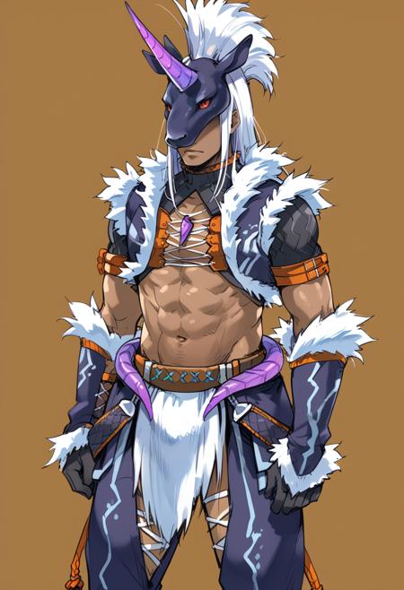 Monster Hunter - Kirin Armor - Male (キリン装備 男) ponyXL