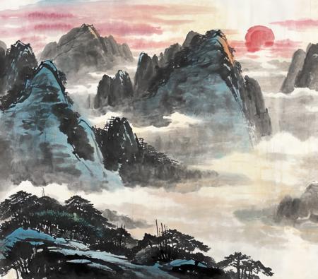 造物云-中国文化模型-水墨画_V1(SDXL1.0)