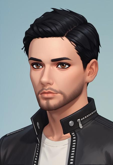 Damian (Rockstar / O.C / Punk rock / oc/ Sims oc/ Male / boy/ Man)版本V1 (ID: 1007708)