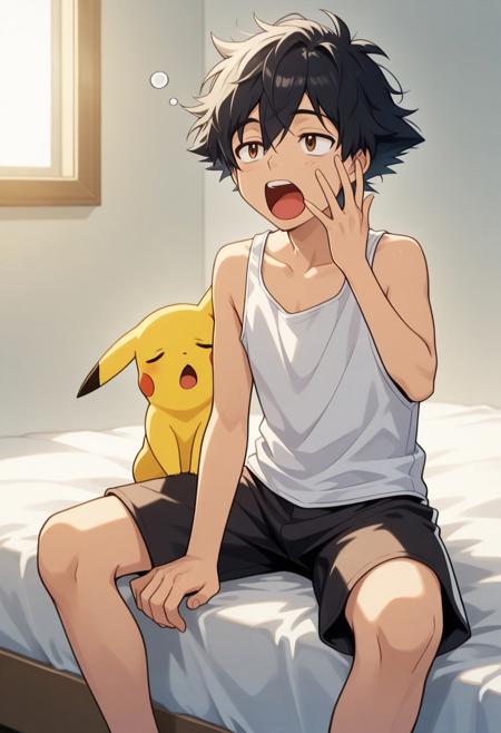 Ash Ketchum - Pokemon X and Y Version - Pony + Illustrious