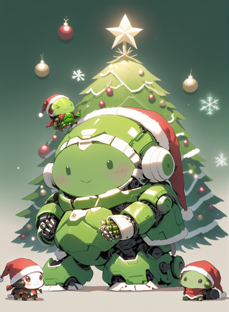 Santa Turtle Overlords XL