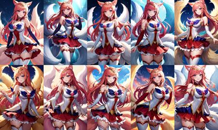 Ahri (Normal, PopStar, Star Guardian, Sprit Blossom) / League of Legends