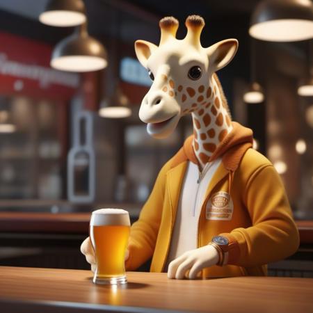 Sophie the Giraffe - SDXL