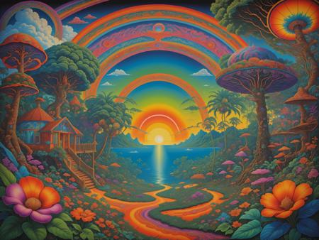 Psychedelic Landscape (Pony/PSDXL, SD1.5)