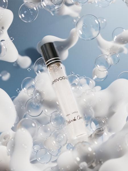 bubbles and clouds background