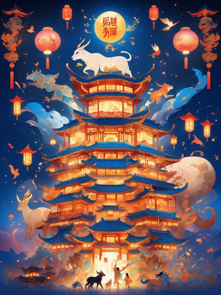 国潮风格插画 | Chinese National tide style
