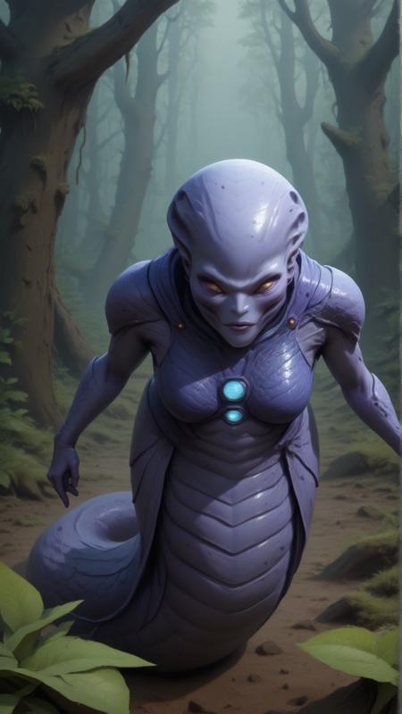 Naga - Creature Concept - Illustrious