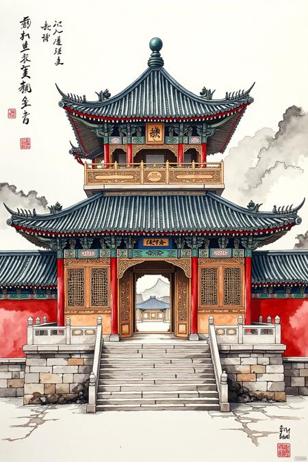 OB国风绘卷 Chinese style scroll painting