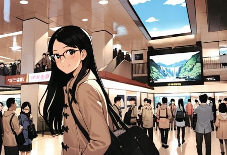 阪急梅田駅ビッグマン前 / Hankyu UMEDA station, bigman SDXL
