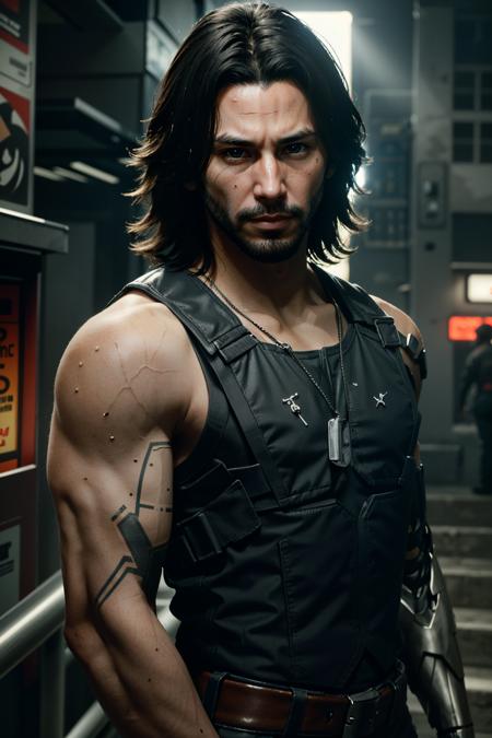 Johnny Silverhand from Cyberpunk 2077