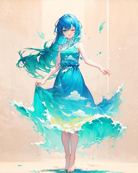 【Concept】Liquid Clothes/Liquid Dress 水裙