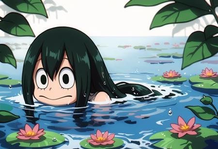 Head out of the water.