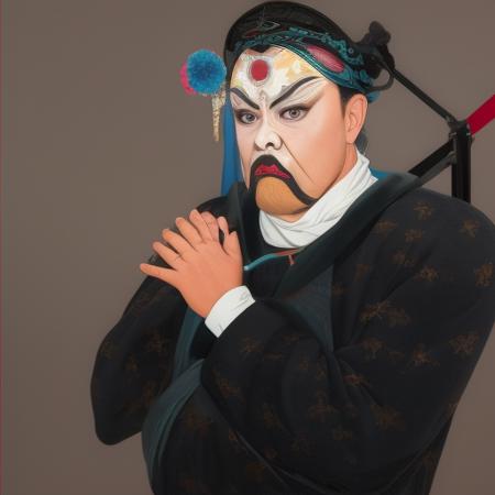xi qun 戏曲人物半身