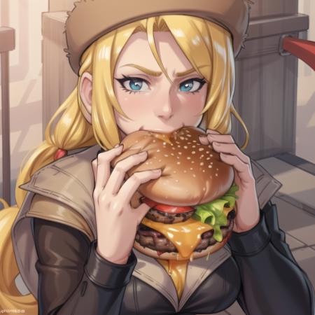 Huge Two-Handed Burger LoRA