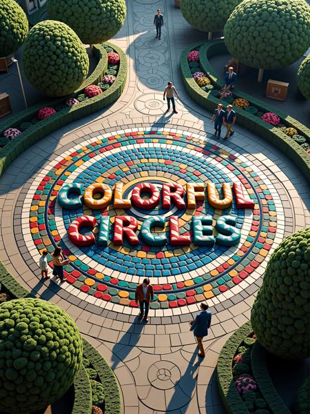 Colorful Circles FLUX & SDXL版本FLUX (ID: 846915)