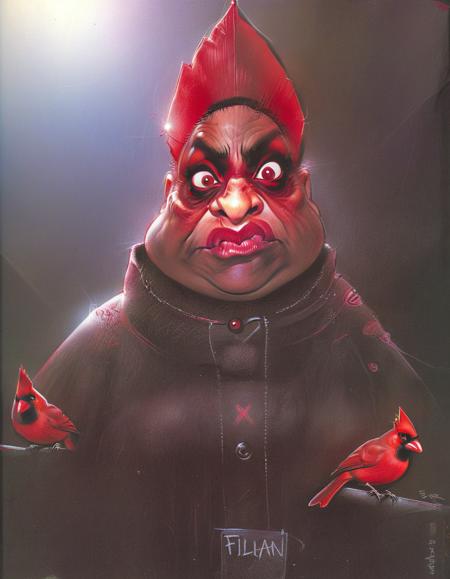 Krueger Caricature art style XL v1.0