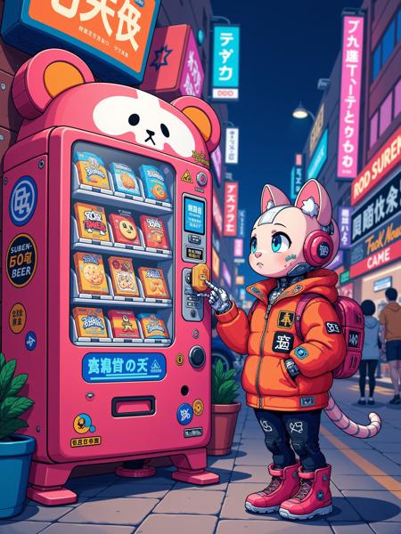 Neon Anime Punk FLUX