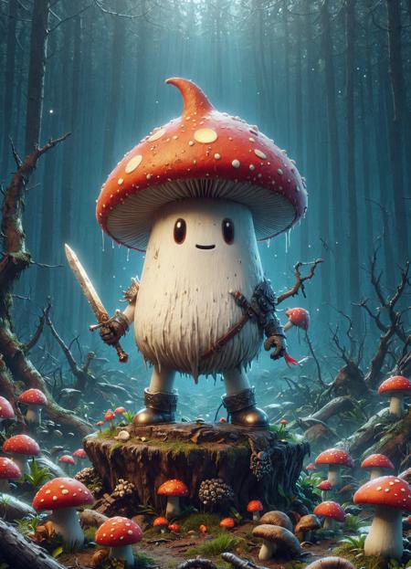DonM - Shroom Knight [SD,SDXL,Pony]