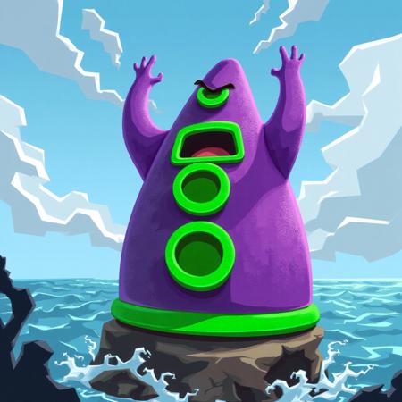 Purple Tentacle (and Green!) - FLUX1.D