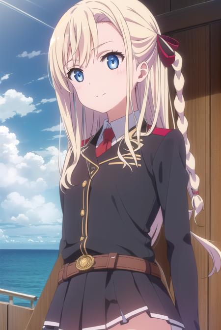 Wilhelmina Braunschweig Ingenohl Friedeburg (ヴィルヘルミーナ・ブラウンシュヴァイク・インゲノール・フリーデブルク) - High School Fleet (ハイスクール・フリート)