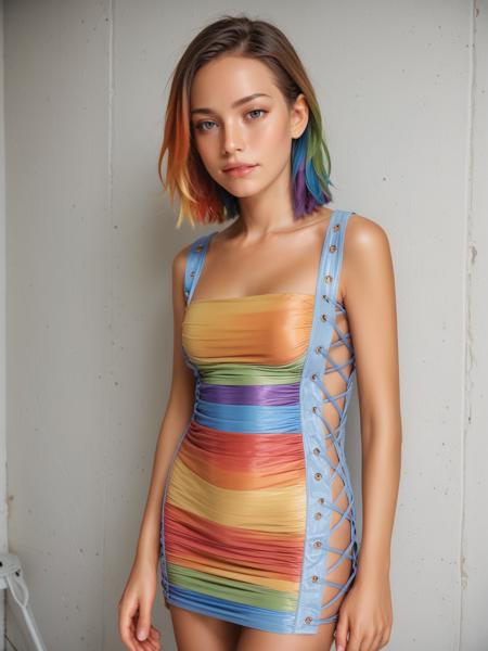 005 Sideslit Mini Dress