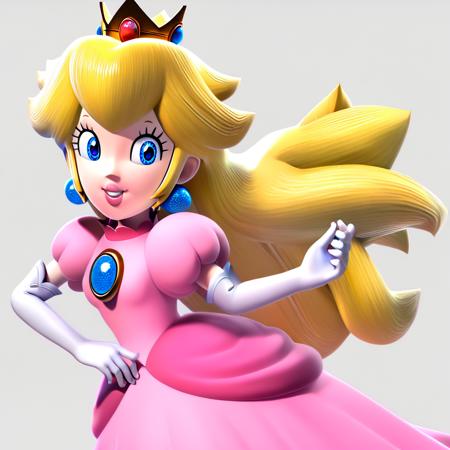 Princess Peach (3d render)