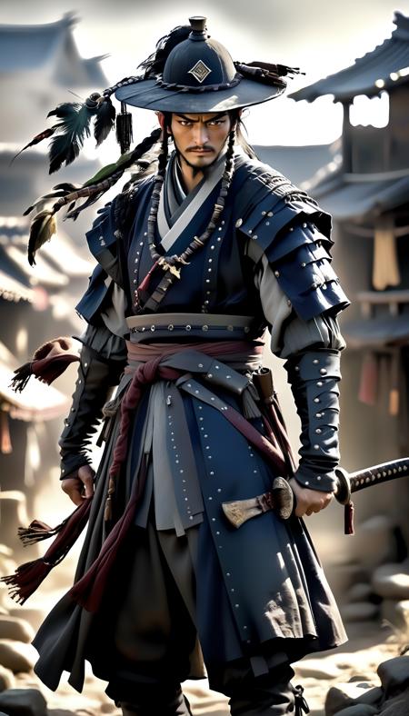 Hanbok_Cheollik_XL Korean traditional Military Officer's uniform