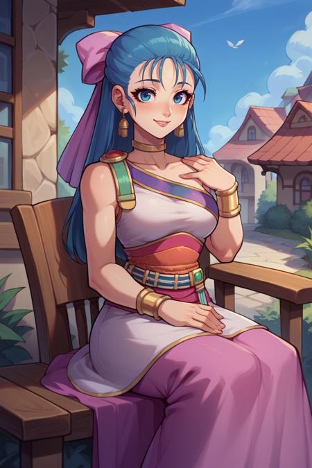 Nera Briscoletti/Flora/フローラ ルドマン (Dragon Quest V: Hand of the Heavenly Bride) SDXL LoRA [Pony Diffusion]