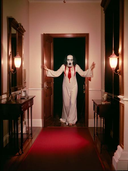 Giallostyle from the movies of Mario Bava and Argento (70's Retro, horror, liminal spaces)
