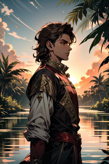 Human Raphael from Baldur's Gate 3