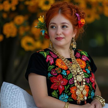 Tehuana dress - México