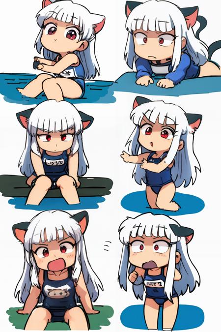 chibi comic style Q版小漫画