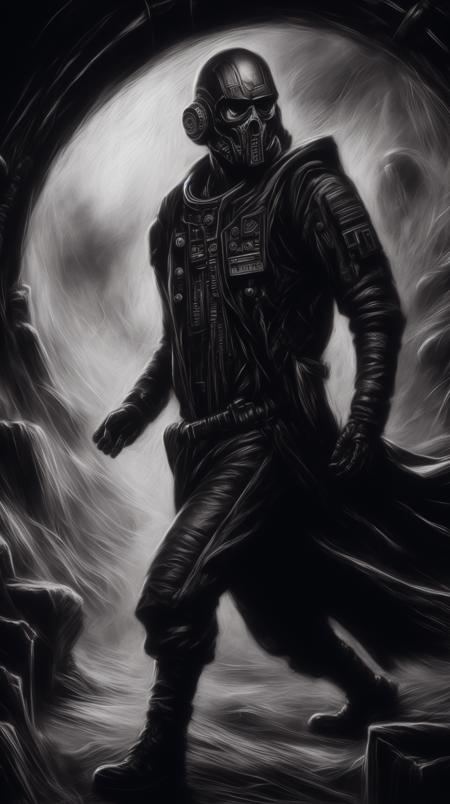 Dark Charcoal Style - SD1.5 + SDXL