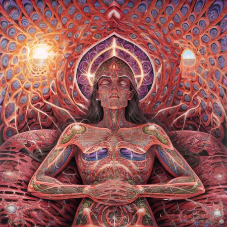 Alex Grey style art (SD 1.5)