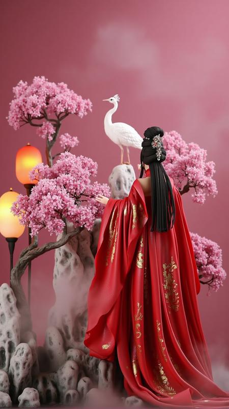 汉服手办_粘土风（2.5D）_flux lora