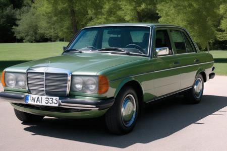 Mercedes Benz W123 - German classic saloon car